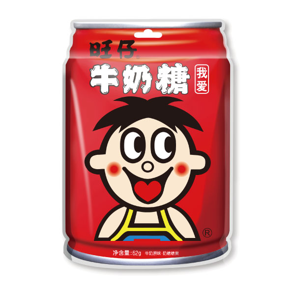 旺旺ミルクキャンディー（旺仔牛奶糖）（中国販売パッケージ）